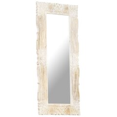Veidrodis, 110x50 cm, baltas цена и информация | Зеркала | pigu.lt