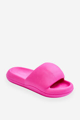 Women's Lightweight Foam Platform Slippers Fuchsia Milton 25430-21 цена и информация | Женские тапочки | pigu.lt