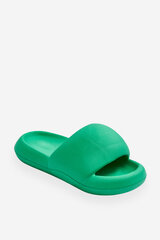 Women's Lightweight Foam Platform Slippers Green Milton 25431-21 цена и информация | Женские тапочки | pigu.lt