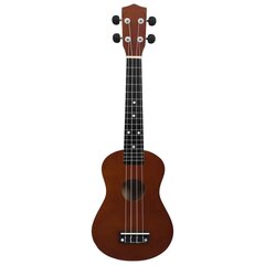 Soprano ukulėlės rinkinys su dėklu vaikams, 23" kaina ir informacija | Gitaros | pigu.lt