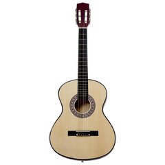 Klasikinė gitara su dėklu pradedantiesiems, 4/4 39" kaina ir informacija | Gitaros | pigu.lt