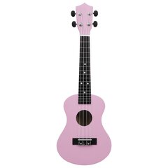 Soprano ukulėlės rinkinys su dėklu vaikams, 23" kaina ir informacija | Gitaros | pigu.lt