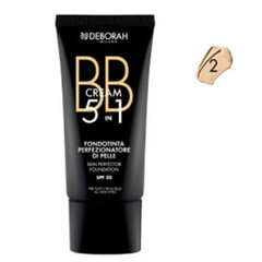 Kreminė pudra Deborah Milano BB 5 in 1 02 Beige, 30 ml kaina ir informacija | Makiažo pagrindai, pudros | pigu.lt