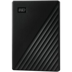 WD My Passport 1TB, USB 3.2, Juoda kaina ir informacija | Išoriniai kietieji diskai (SSD, HDD) | pigu.lt