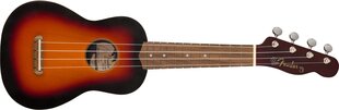 Soprano ukulelė Fender VENICE SOPRANO UKE, Sunburst kaina ir informacija | Gitaros | pigu.lt