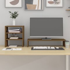 Monitoriaus stovas 81x20x30 cm цена и информация | Кронштейны для монитора | pigu.lt