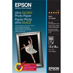 Epson Ultra Glossy Photo Paper Photo Paper 13 x 18 cm 300 g/m² - цена и информация | Принтеры | pigu.lt