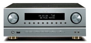 Akai AS005RA-750B AV-ресивер 25 Вт, 5.1 каналов Surround Silver цена и информация | Музыкальные центры | pigu.lt