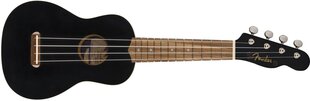 Soprano ukulėlė Fender Venice BLK WN kaina ir informacija | Gitaros | pigu.lt