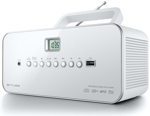 Muse M-28RDW White, Portable radio CD цена и информация | Радиоприемники и будильники | pigu.lt