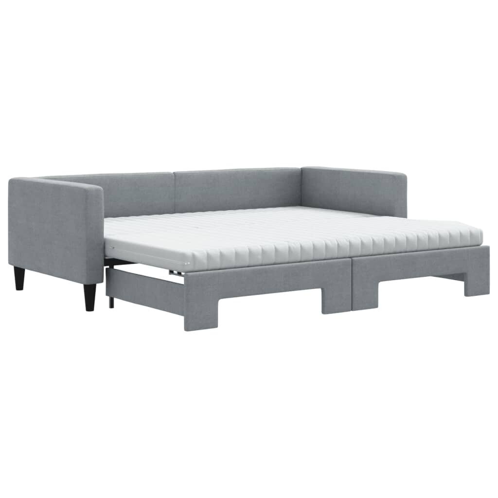 Sofa-lova , 90x190 cm, pilka kaina ir informacija | Lovos | pigu.lt