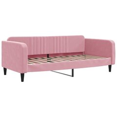 Sofa-lova , 100x200 cm, rožinė kaina ir informacija | Lovos | pigu.lt