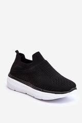 Moteriški sportiniai bateliai Slip-on Black Ferive 26003-21 kaina ir informacija | Sportiniai bateliai, kedai moterims | pigu.lt