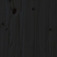 Lovos galvūgalis, juodas, 156x4x100cm, pušies medienos masyvas kaina ir informacija | Lovos | pigu.lt