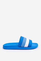 Men's Striped Slippers Blue Vision 26232-P цена и информация | Мужские шлепанцы, босоножки | pigu.lt