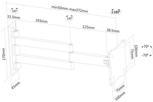 NewStar FPMA-W830 kaina ir informacija | Monitorių laikikliai | pigu.lt