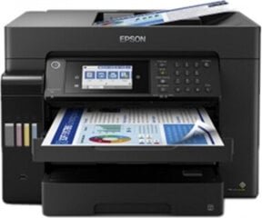 Daugiafunkcis spausdintuvas Epson Ecotank ET-16650 25 ppm WiFi Juoda kaina ir informacija | Spausdintuvai | pigu.lt