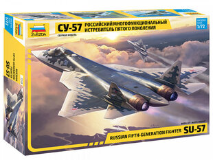 Сборная модель Zvezda 7319 Russian Fifth-Generation Fighter SU-57 1:72 цена и информация | Склеиваемые модели | pigu.lt