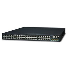 PLANET SGS-6341-48T4X network switch Managed L3 Gigabit Ethernet (10/100/1000) 1U Black kaina ir informacija | Komutatoriai (Switch) | pigu.lt