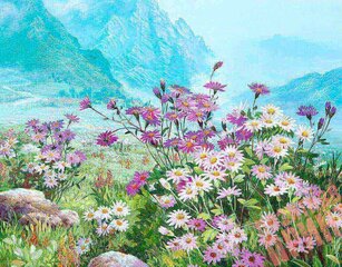 Deimantinė mozaika Spring Meadow, 40x50 cm kaina ir informacija | Deimantinės mozaikos | pigu.lt