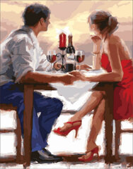 Deimantinė mozaika Romantic Dinner, 40x50 cm kaina ir informacija | Deimantinės mozaikos | pigu.lt