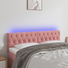 Galvūgalis su led, rožinis, 160x7x78/88 cm kaina ir informacija | Lovos | pigu.lt