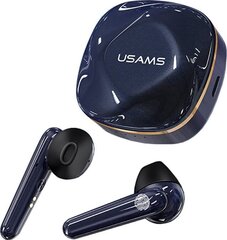 Usams BHUSD02 SD серии True Stereo BT 5.0 Беспроводные Hi-Fi Наушники с с сенсорным управлением / HD Микр. и Зарядным Чехлом Черные цена и информация | Наушники | pigu.lt