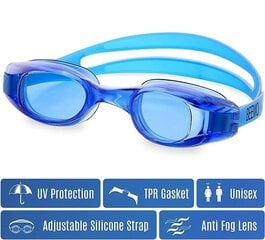 Vonivi plaukimo akiniai mėlyni kaina ir informacija | Plaukimo akiniai | pigu.lt
