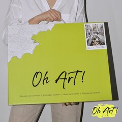 Картина по номерам с золотой блестящей краской На Раме Oh Art! 40x50 см цена и информация | Живопись по номерам | pigu.lt