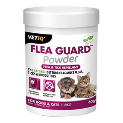 Vabzdžių kontrolė Planet Line Flea Guard Powder Kačių Šuo (60 g) kaina ir informacija | Antklodės | pigu.lt