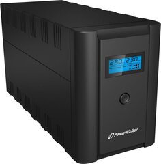 UPS Power Walker Line-Interactive 2200VA 2x SCHUKO, 2x IEC, RJ11/RJ45, USB, LCD kaina ir informacija | Nepertraukiamo maitinimo šaltiniai (UPS) | pigu.lt