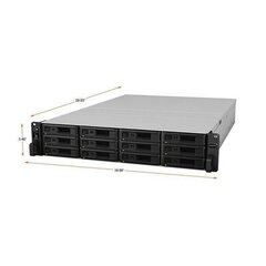 SYNOLOGY RS3621RPxs 12-bay NAS-Rack kaina ir informacija | Išoriniai kietieji diskai (SSD, HDD) | pigu.lt