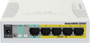 MikroTik MT CSS106-1G-4P-1S kaina ir informacija | Komutatoriai (Switch) | pigu.lt