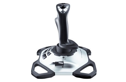 Logitech Game Controller Joystick Extreme 3D Pro (942-000031), vairalazdė цена и информация | Žaidimų vairai  | pigu.lt