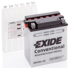 Exide moto akumuliatorius 12V 12Ah YB12AL-A2 134x80x160-+ kaina ir informacija | Moto akumuliatoriai | pigu.lt