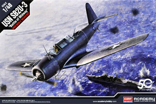 Клейкая модель Academy 12324 SB2U-3 Battle of Midway 1/48 цена и информация | Склеиваемые модели | pigu.lt