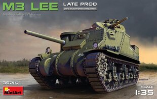 Klijuojamas Modelis MiniArt 35214 M3 Lee Late Prod. 1/35 kaina ir informacija | Klijuojami modeliai | pigu.lt