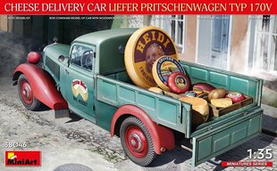 Klijuojamas Modelis MiniArt 38046 Cheese Delivery Car Liefer Pritschenwagen Typ 170V 1/35 kaina ir informacija | Klijuojami modeliai | pigu.lt