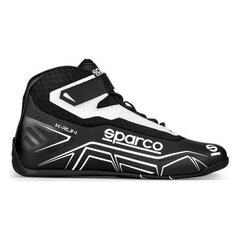 Lenktynių batai Sparco K-Run, juodi kaina ir informacija | Moto batai | pigu.lt
