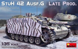 Klijuojamas Modelis MiniArt 35355 StuH 42 Ausf. G Late Prod 1/35 цена и информация | Склеиваемые модели | pigu.lt