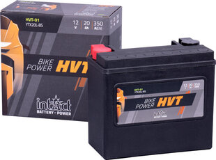 Аккумулятор для мотоциклов intAct Battery-Power HVT (YTX20L-BS) 12V 20AH (c20) 350A (EN) цена и информация | Мото аккумуляторы | pigu.lt