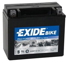 Moto аккумулятор Exide, 12В цена и информация | Мото аккумуляторы | pigu.lt