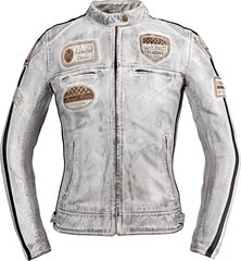 Moteriškas odinis moto švarkas W-TEC Sheawen Lady White New - White XS цена и информация | Мотоциклетные куртки | pigu.lt