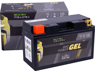 Akumuliatorius motociklams intAct Battery-Power GEL YT7B-4 12V 6Ah c20 120A kaina ir informacija | Moto akumuliatoriai | pigu.lt