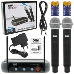 DNA FV Dual Vocal (198.10MHz, 204.50MHz) kaina ir informacija | Mikrofonai | pigu.lt