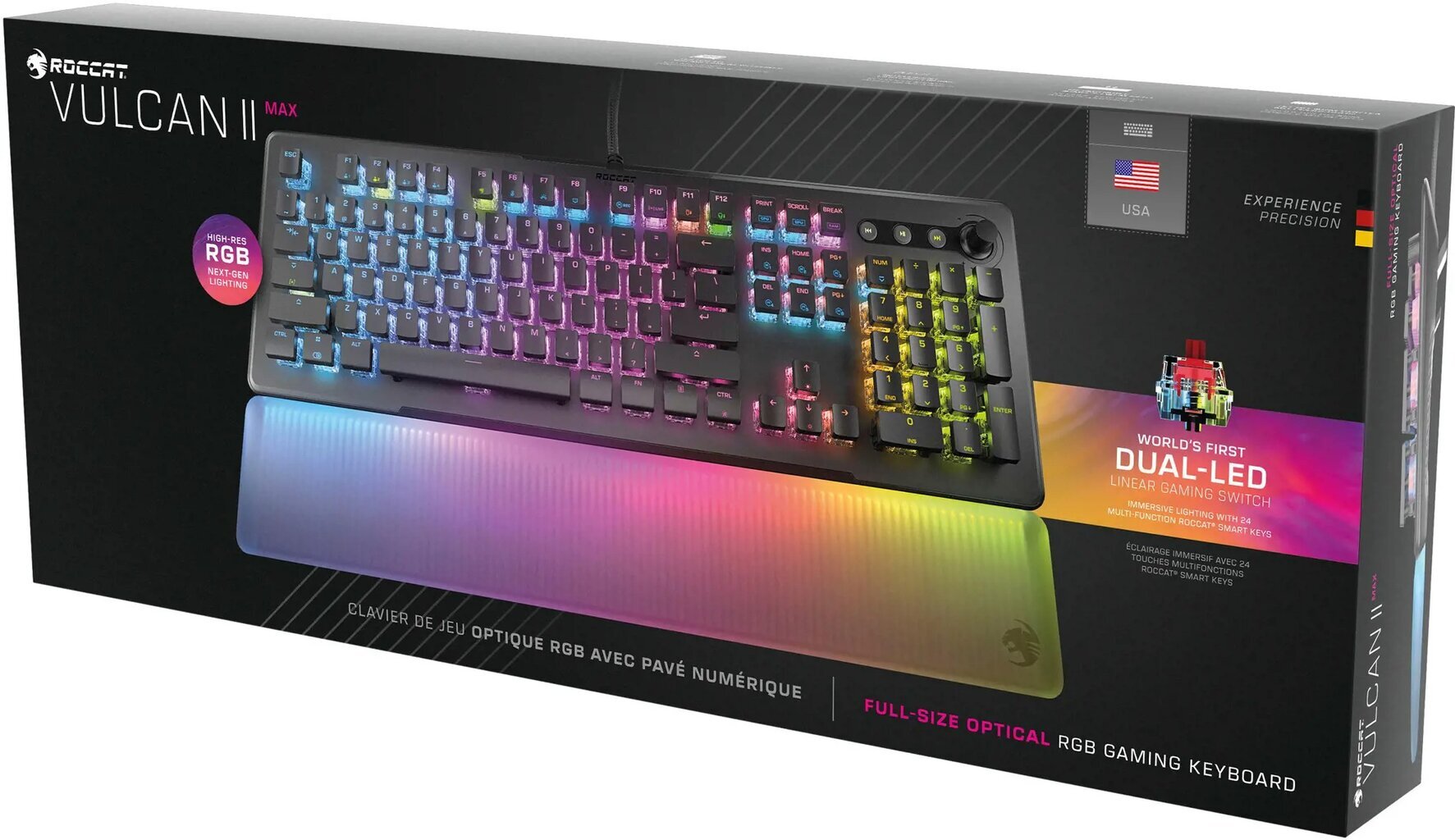 Roccat Vulcan II Max US kaina ir informacija | Klaviatūros | pigu.lt