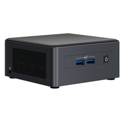 Barebone Intel BNUC11TNHV50002 i5-1145G7 цена и информация | Стационарные компьютеры | pigu.lt