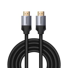 Kabelis Baseus Enjoyment 4K Hdmi - Hdmi 3m, pilkas (Caksx-D0G) kaina ir informacija | Kabeliai ir laidai | pigu.lt