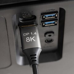 Reagle DisplayPort 1.4 DP 4K, 2m kaina ir informacija | Kabeliai ir laidai | pigu.lt