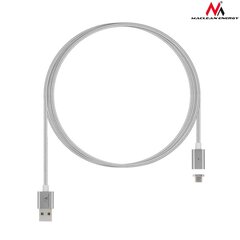 Magnetinis USB Type-C laidas sidabrinis Maclean Energy MCE178 kaina ir informacija | Kabeliai ir laidai | pigu.lt